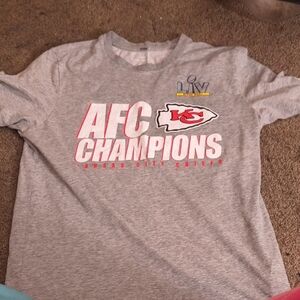 Kansas City Chiefs AFC Champions Gray Tee